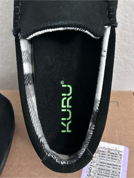 Kuru Footwear Loft Slipper Mens 10.5M Jet Black Indoor/Outdoor Moccasin main image 12